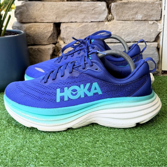 Hoka One One Shoes - Hoka One One Blue Bondi 8 Women’s Sneakers